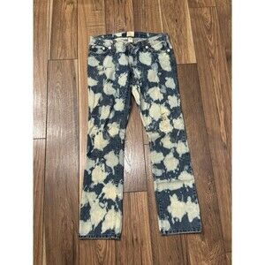 Arden B. Women’s Low Rise Acid Wash Bleach Jeans Y2K 2000s Size 28x31